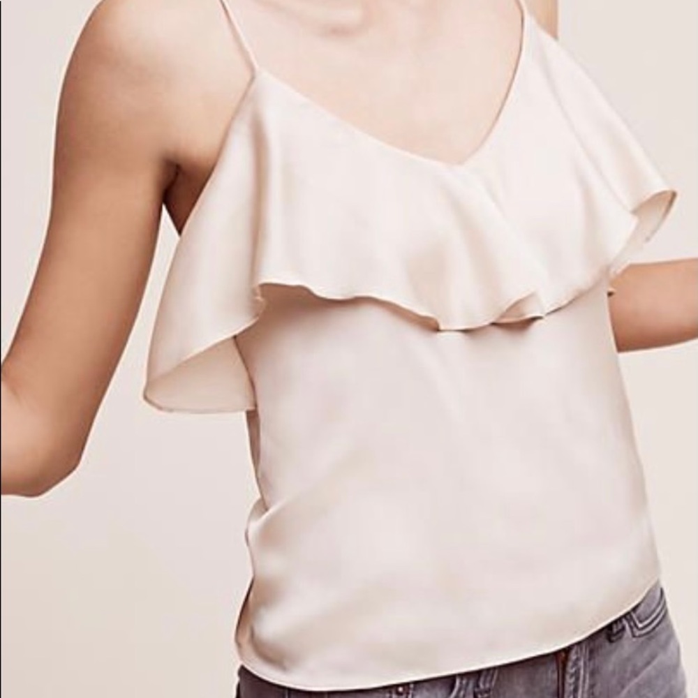 Anthropologie Harlyn Ives Ruffled Camisole
